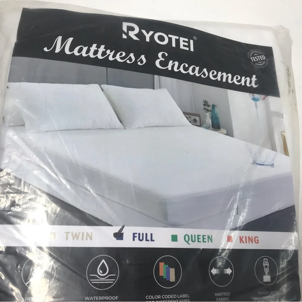 New Zippered Mattress Encasement Waterproof Bed Bug Protector Cover